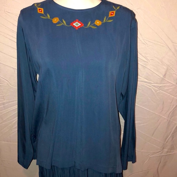 Vintage 1990 blouse & broom skirt - Picture 2 of 8